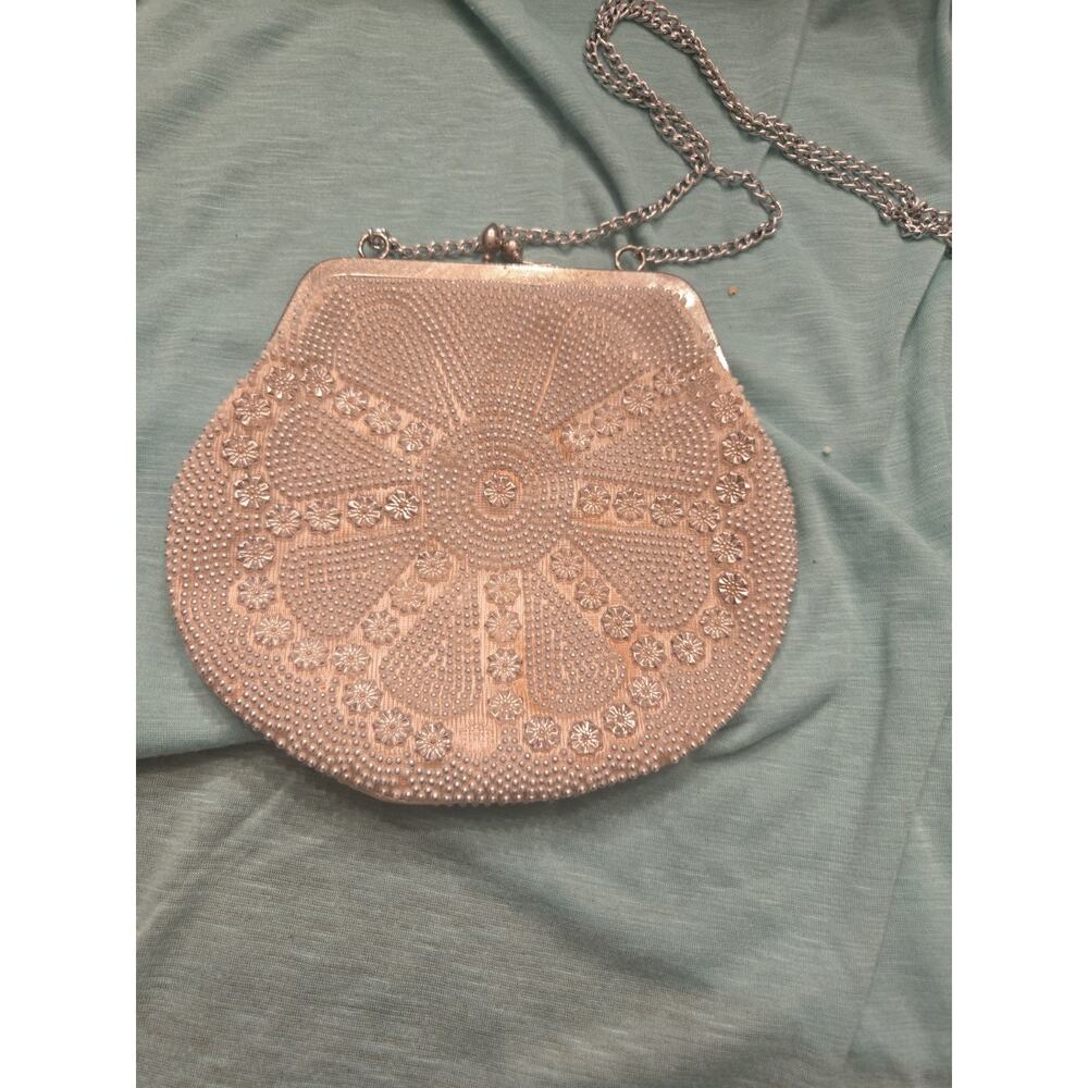 Vintage 1960s Beaded Evening Bag - Made in Hong Kong